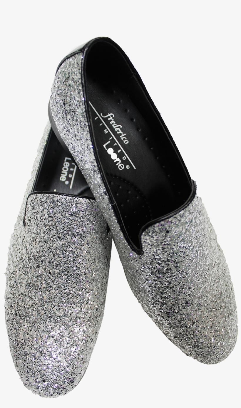 Picture Of Silver Sparkle Shoe Picture Of Silver Sparkle - Slip-on Shoe, transparent png #1862474