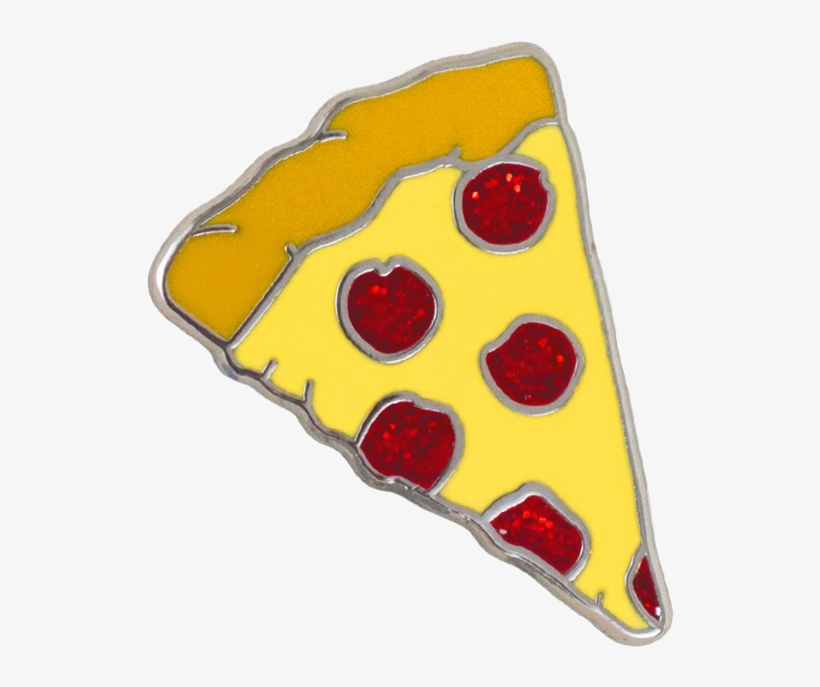Pizza Emoji Pin - Pin, transparent png #1862514