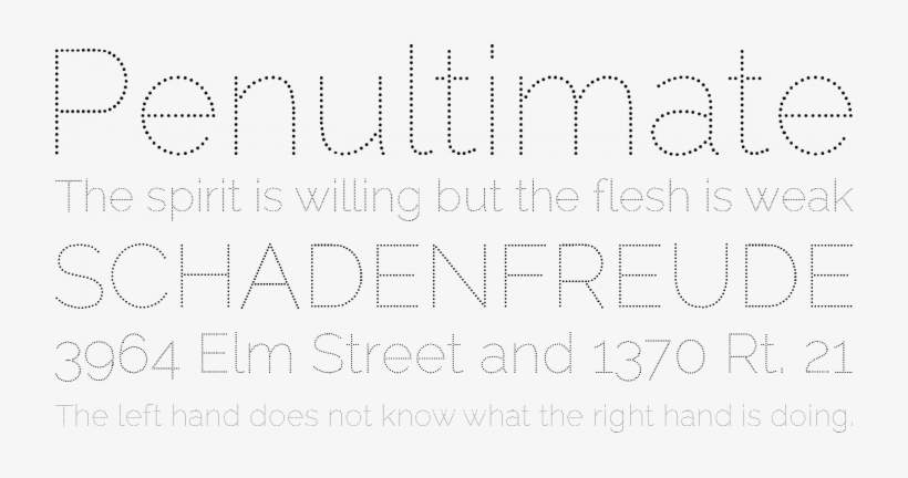 Raleway Dots Font Phrases - Calligraphy, transparent png #1862630