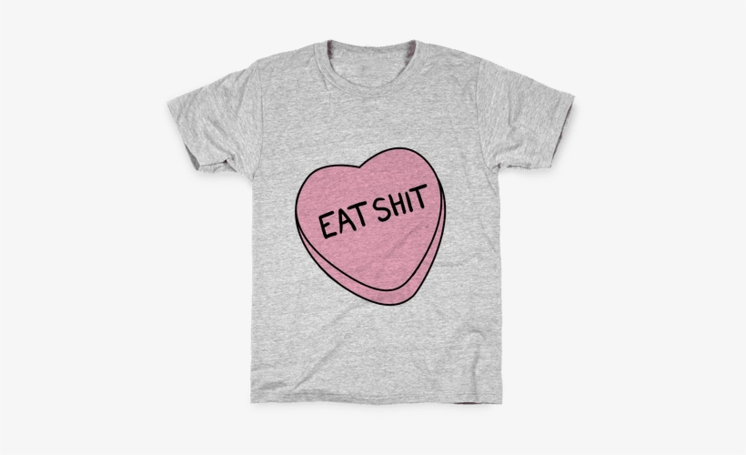 Eat Sh*t Valentine Heart Kids T-shirt - I'm The Proud Parent Of A Thanksgiving Food Baby Onesie, transparent png #1862741
