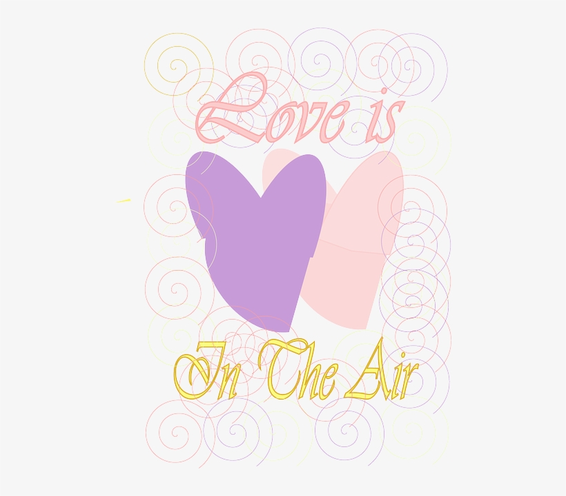 Card, Love, Air, Hearts, Valentine, Heart - Clip Art, transparent png #1862789