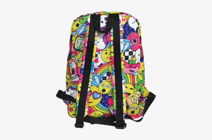 Emoji Party Classic Backpack Girl Scream Emoji Party - Backpack, transparent png #1862928