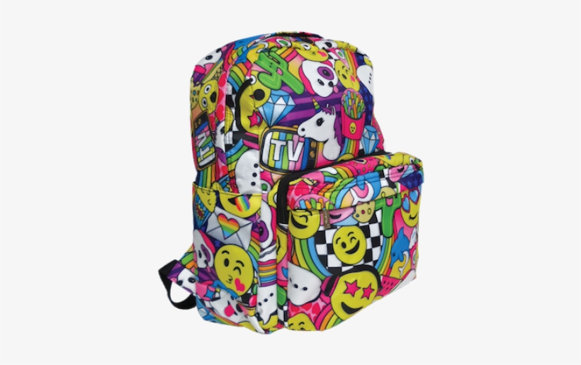 Emoji Party Classic Backpack Girl Scream - Backpack, transparent png #1863010