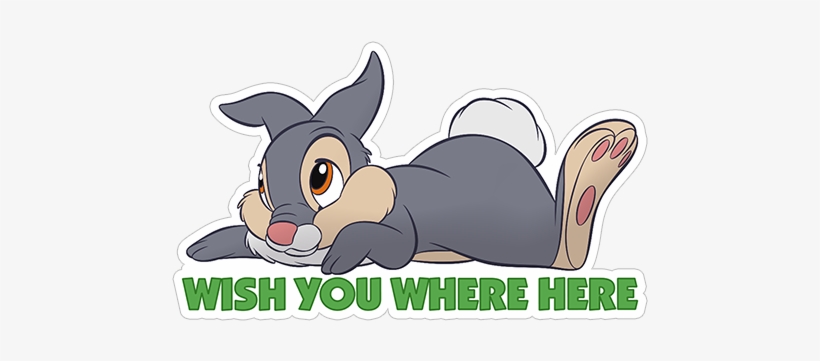Viber Sticker «thumper» - Sticker, transparent png #1863374