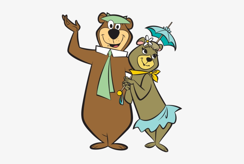 Yogi Bear And Cindy Bear Hugging - Yogi Bear, transparent png #1863548