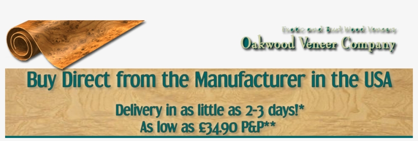 Oakwood Veneer Company, Manufacturer, Distributor And - Wood Veneer, transparent png #1863910