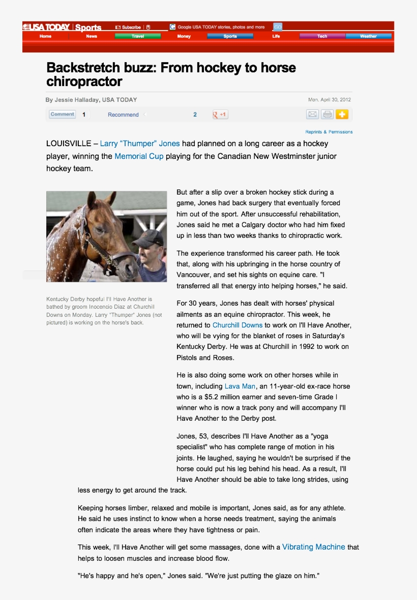 Larry 'thumper' Jones Using Dr - Stallion, transparent png #1864182