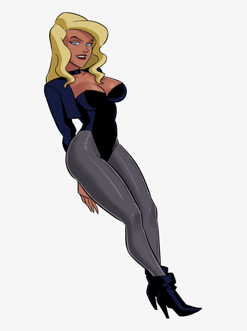 Black Canary Green Arrow, Justice League Unlimited, - Black Canary Dcau -  Free Transparent PNG Download - PNGkey