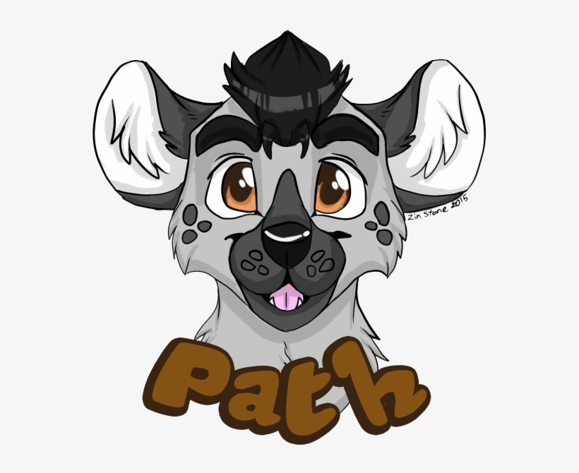 [gifty] Path Hyena Headshot Badge - Badge, transparent png #1864233