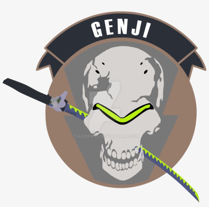 Genji Vector Minimalist - Metal Gear Solid Outer Heaven Emblem Velcro Patch, transparent png #1864369