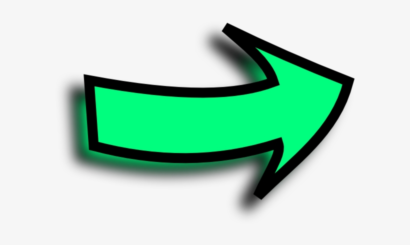 How To Set Use Right Arrow Comic Green Clipart, transparent png #1864400