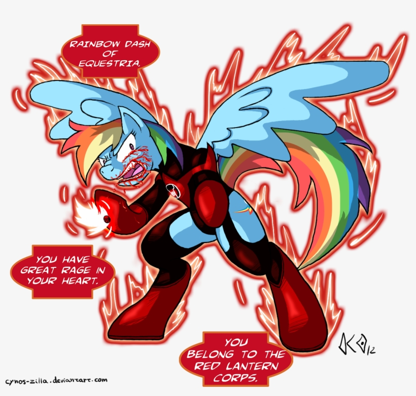 Cynos Zilla, Blackest Night, Blood, Dc Comics, Green - My Little Pony Lantern Corps, transparent png #1864714