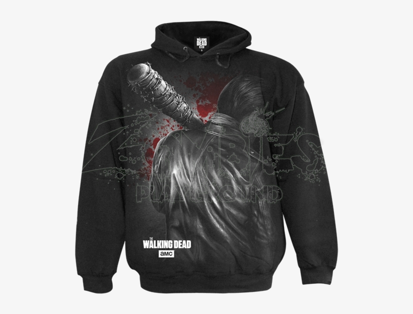 Negan Just Getting Started Hoodie - Walking Dead Sweatshirt Negan, transparent png #1864730