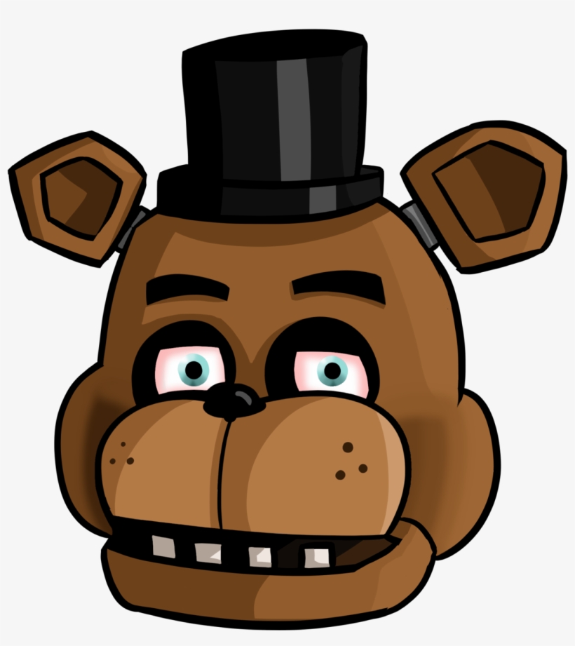 Freddy Fazbear By Adamantium - Freddy Fazbear Head Drawing, transparent png #1864752