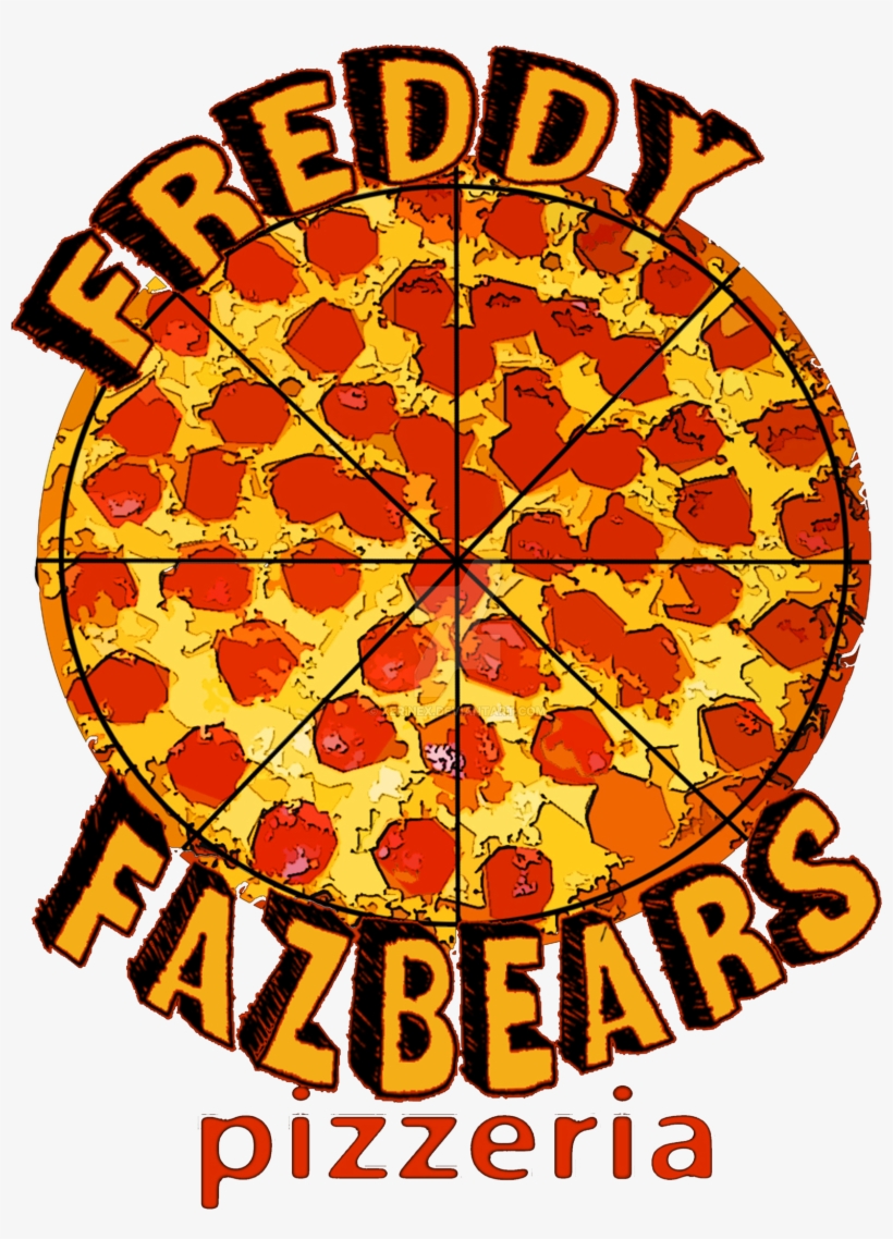 Freddy Fazbear S Pizzeria Logo By Xerinex-d8jfb3b - Freddy Fazbear Pizza Pizza, transparent png #1864850