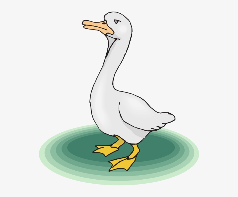 Cartoon Goose Png - White Goose Throw Blanket, transparent png #1864873