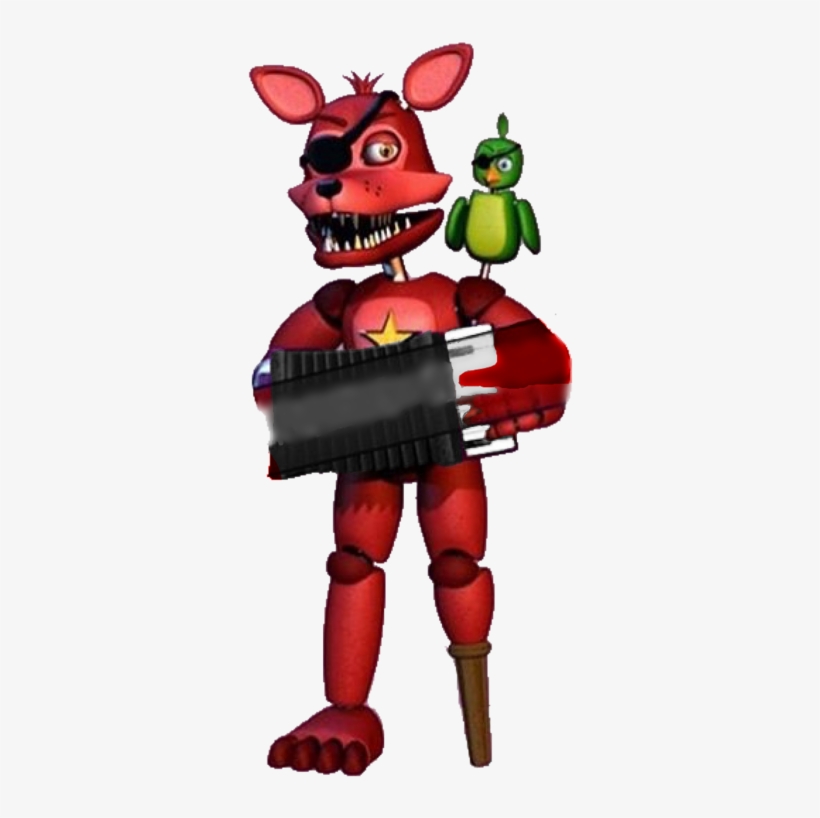 Withered Foxy Fnaf 1 - Free Transparent PNG Clipart Images Download