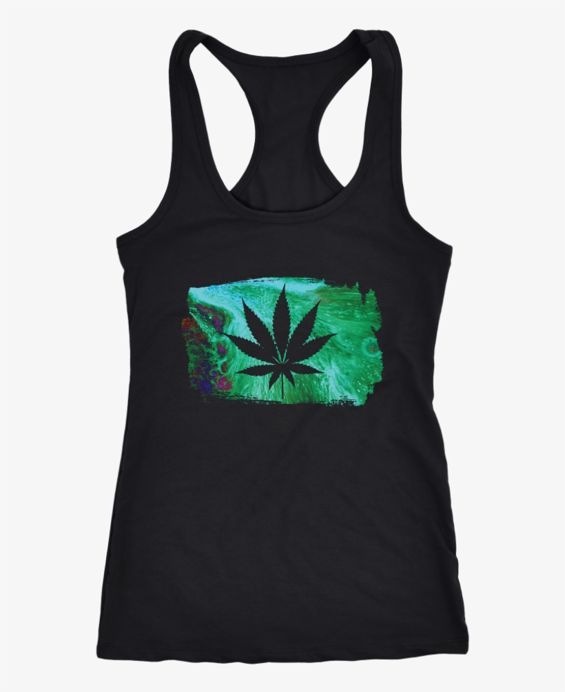 Acid Paint Stroke Weed Leaf - Cute Class Of 2019 Shirts, transparent png #1865066