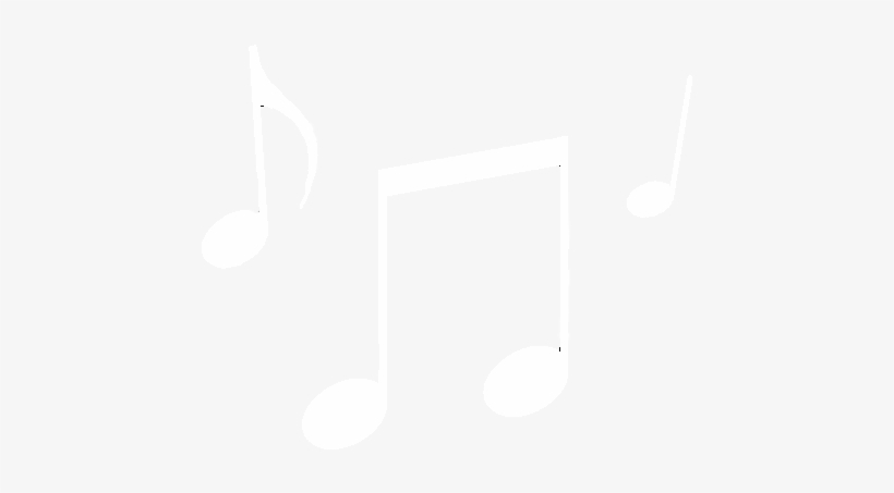White Music Notes Png - Single Music Notes White - Free Transparent PNG