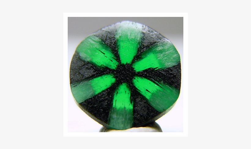 When This Trapiche Emerald Was Formed, Nearby Carbon - Gem With Impurities, transparent png #1865307