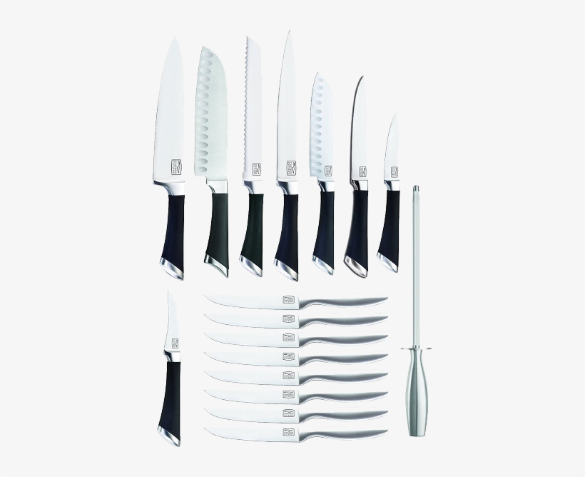 Chicago Cutlery 1119644 Fusion Image - Chicago Cutlery 1119644 Fusion Forged 18-piece Knife, transparent png #1865997