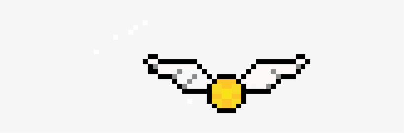 Golden Snitch - Golden Snitch Pixel Art, transparent png #1866019