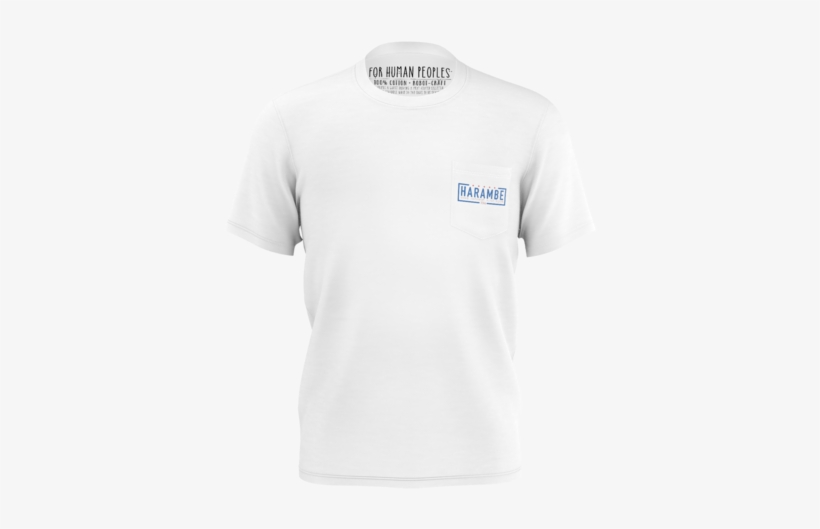 Make Harambe Alive Again Pocket T - Silver, transparent png #1866243