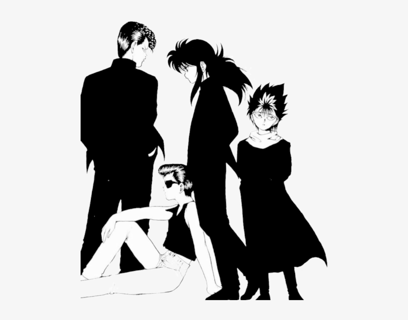 Posted 2 Months Ago With 1,449 Notes - Hiei Yuyu Hakusho Manga, transparent png #1866580