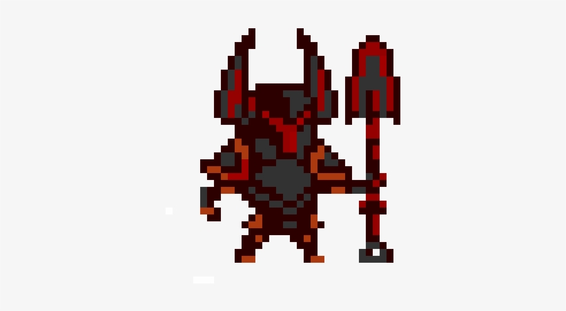 Dark Knight - Black Knight Pixel Art, transparent png #1866700