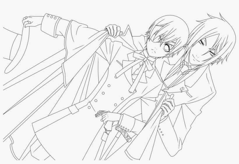 Alert Famous Yu Hakusho Coloring Pages Black Butler - Black Butler