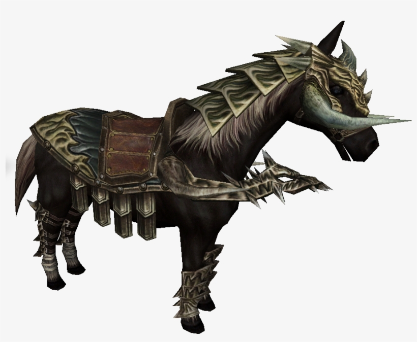 Noble Black Horse - Metin2 Horse, transparent png #1867073