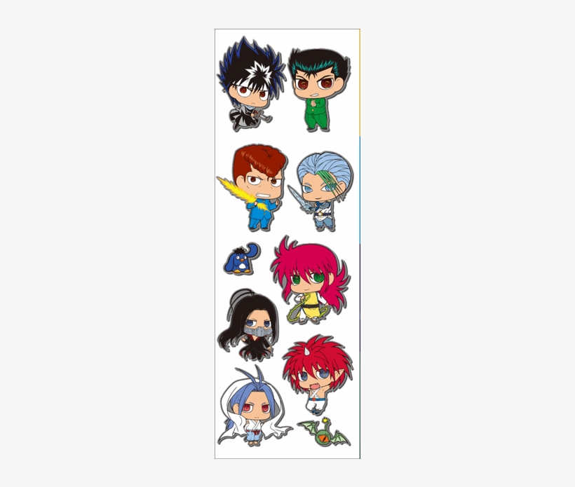 Plancha De Stickers Yu Yu Hakusho - Limited Item Yu Yu Hakusho Rubber Strap Mascot 1 Kuwabara, transparent png #1867091