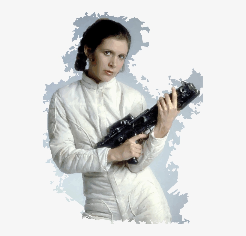 Starwars Princess Leia - Princess Leia The Empire Strikes Back, transparent png #1867262