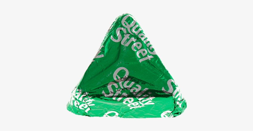 Noisette Triangle - Quality Street Green Triangle Png, transparent png #1867346