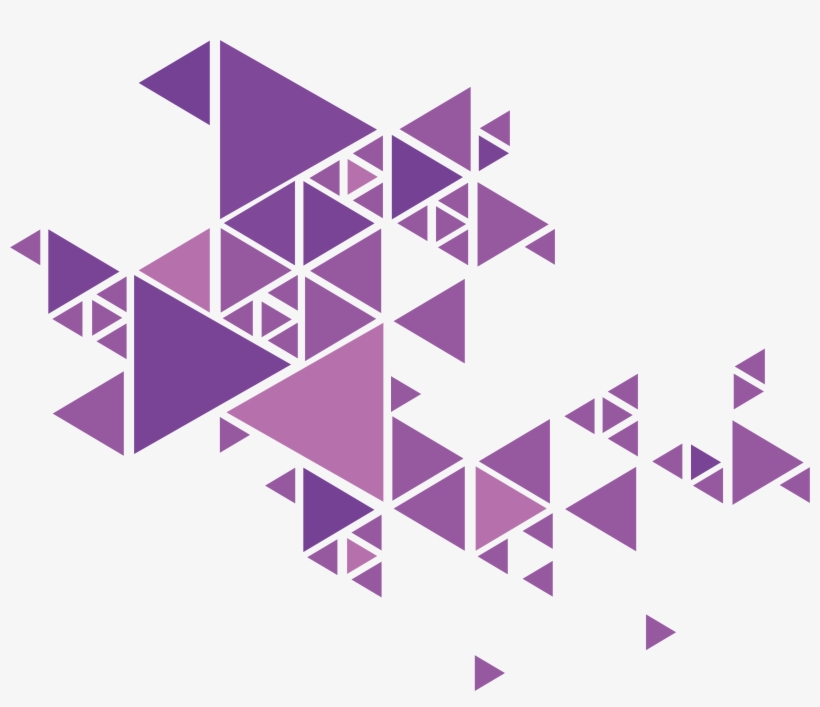 Kiev Oblast Poster Art Transprent Png Free - Purple Triangles Png, transparent png #1867369
