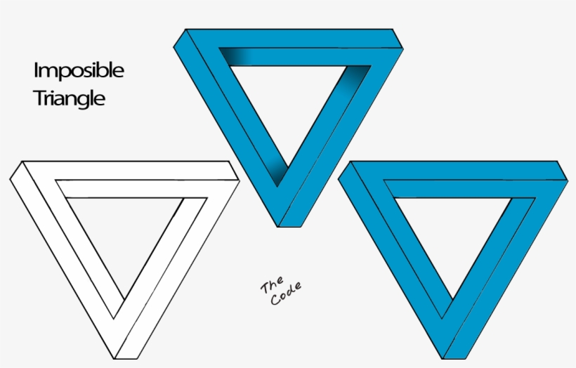 Impossible Triangle Vector Photoshop - Adobe Photoshop, transparent png #1867421