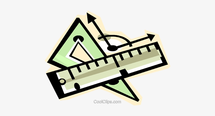 Ruler And Triangle, Measurement Royalty Free Vector - Measurement Clipart, transparent png #1867521