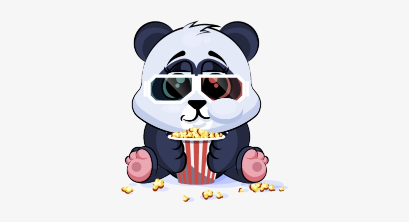 Adorable Panda Emoji Stickers Messages Sticker-11 - Cartoon, transparent png #1867594