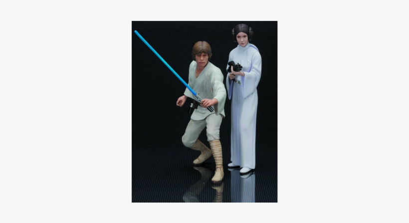 Deals On Star Wars Luke Princess Artfx - Kotobukiya Star Wars: Luke Skywalker And Princess Leia, transparent png #1867645