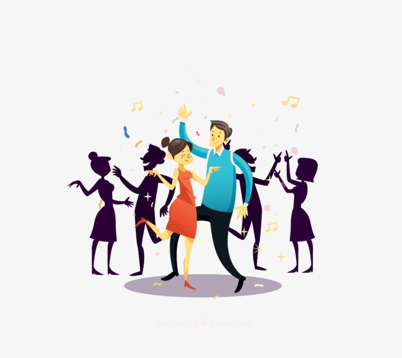 Dance Party Png Image - Dance Party Cartoon - Free Transparent PNG Download  - PNGkey