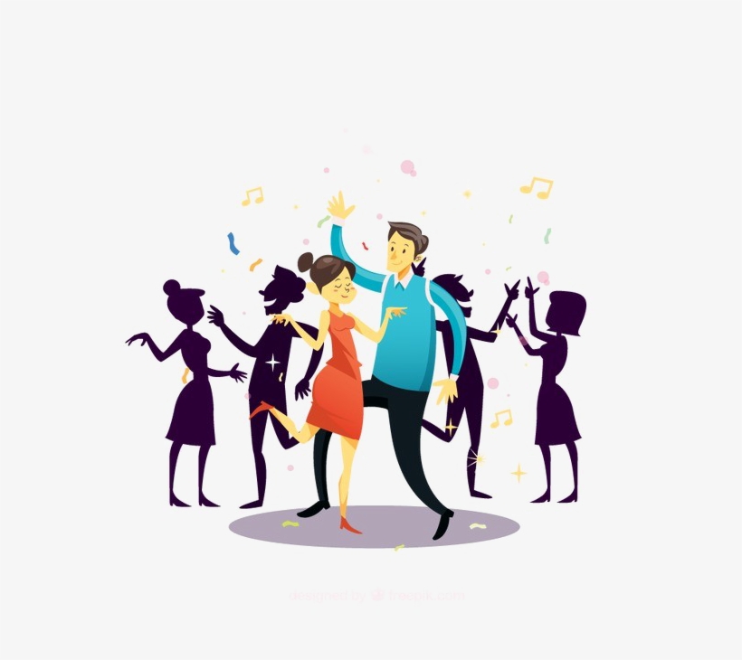 Dance Party Png Image - Dance Party Cartoon, transparent png #1867740