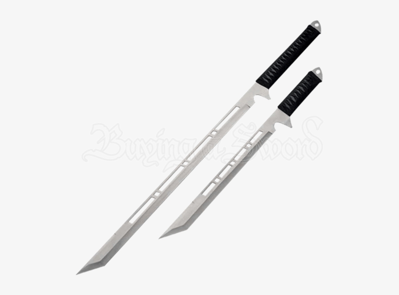 2 Piece Silver Ninja Sword Set - Szco Supplies Ninja Sword Set (silver), transparent png #1867970