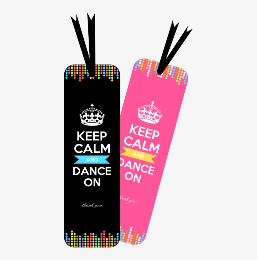 Diy Free Dance Party Thank You Bookmarks - Dance Bookmarks, transparent png #1868033