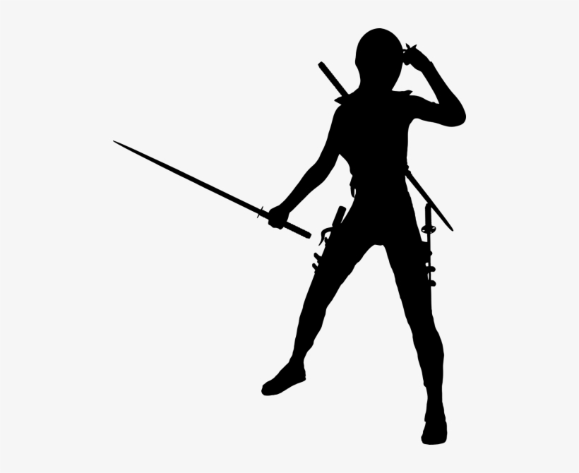 Ninja Silhouette Png, transparent png #1868130