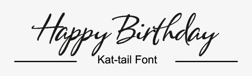 A Lovely Sentiment Die In Kat Tail Font - Essential Sentiments, transparent png #1868301