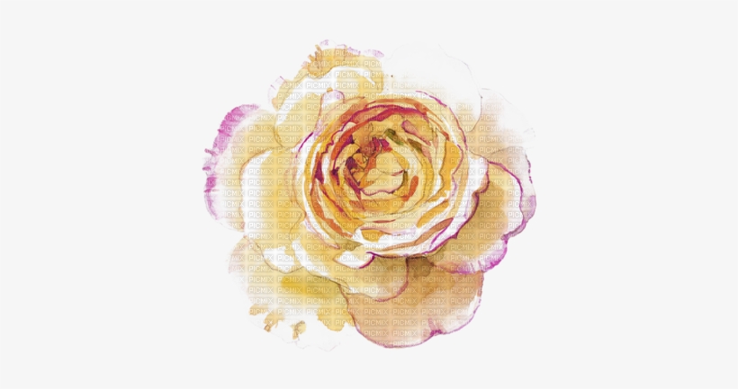 Rose Pêche - Etérea Dekokissen Kissenhülle Fresko Blume 40x40 Cm, transparent png #1868450