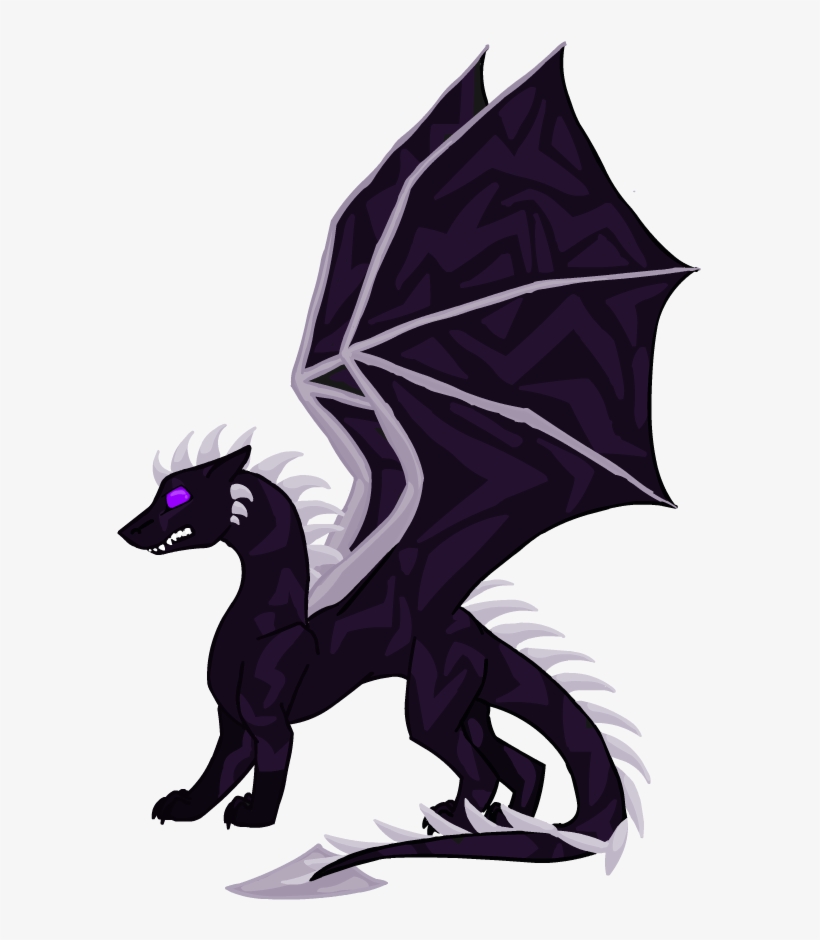 Enderman Drawing Ender Dragon - Ender Dragon Anime Png, transparent png #1869237