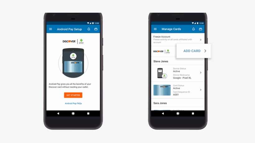 Android Pay - Adding Card To Mobile Banking App, transparent png #1869300