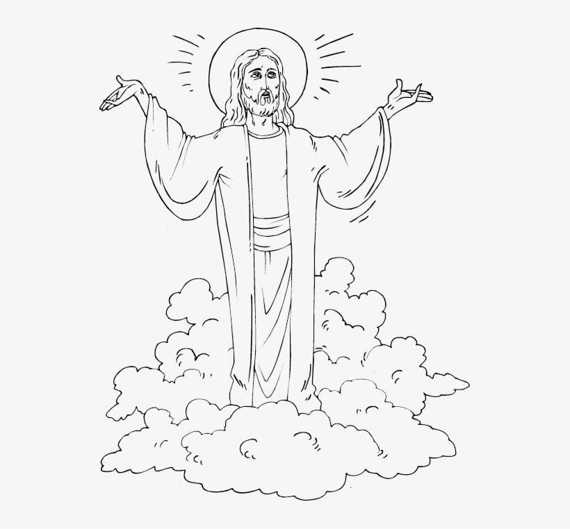 Christ Is Risen - Jesus Risen Coloring Pages, transparent png #1869380