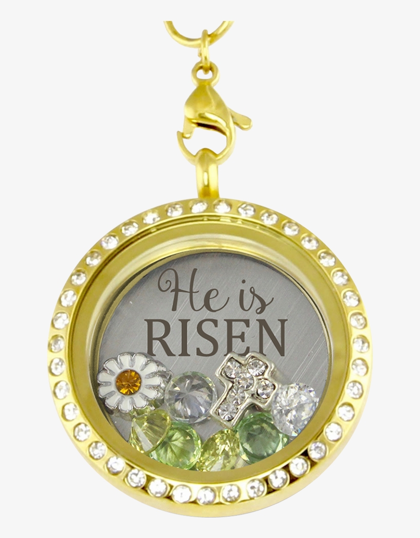 He Is Risen Charm Necklace - He Is Risen! Charm Necklace, transparent png #1869576